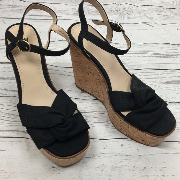 h&m wedge sandals